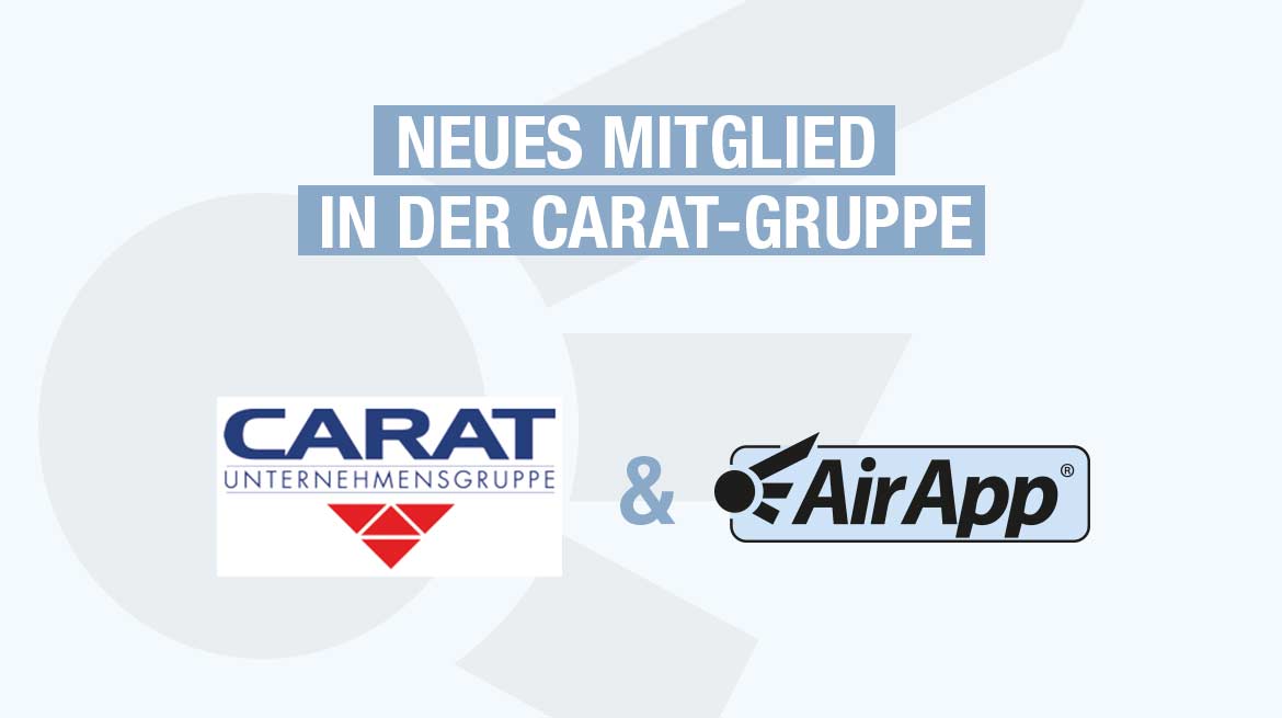 AIrApp ist Mitglied in der Carat-Gruppe